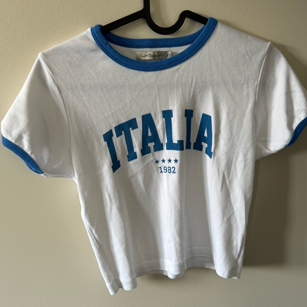 Italy Cropped Tee